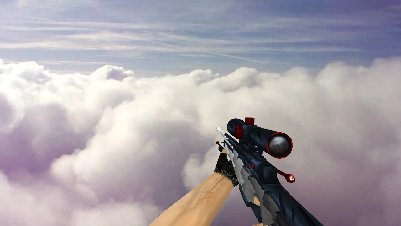 AWP White Fang для CS 1.6 - Модель с уникальным дизайном - скриншот 3