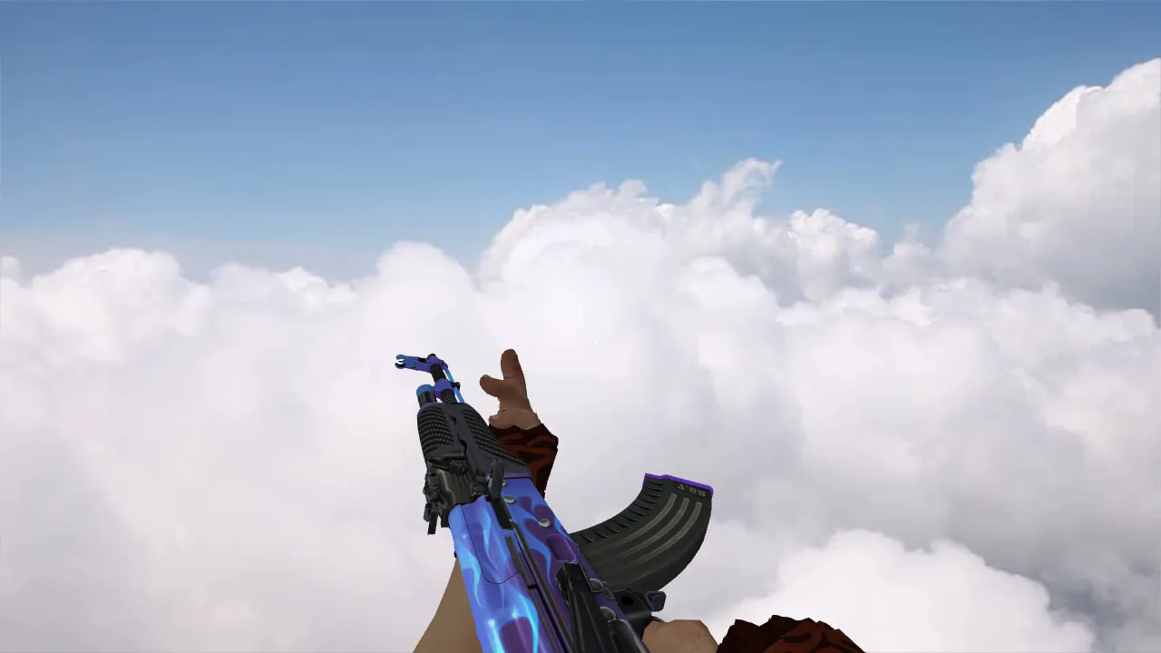 Модель «AK-47 Road Hog Purple» (v_, p_, w_) для CS 1.6: звуки, осмотр, текстуры и настройка — скриншот 3