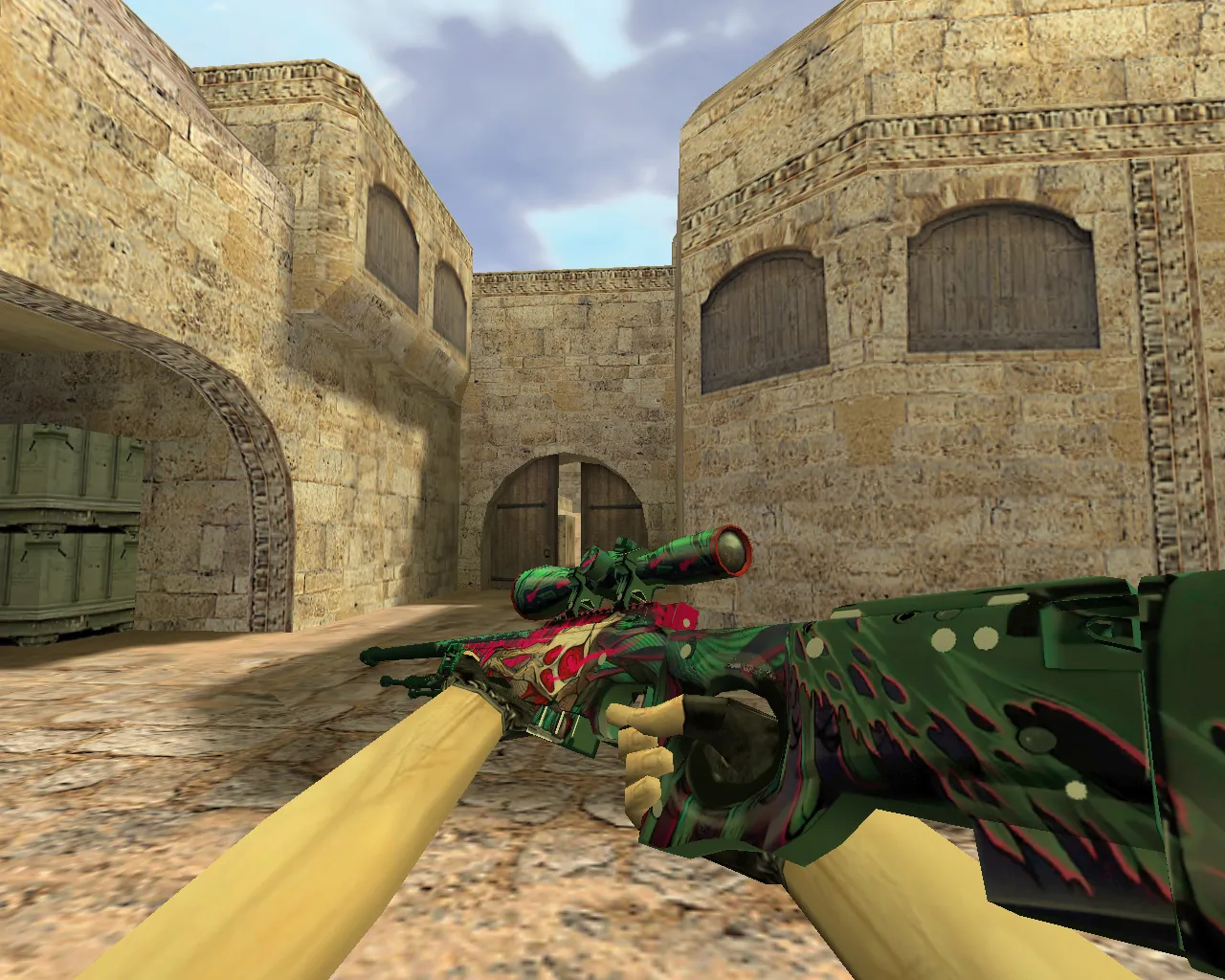 Модель «AWP Тьма» для CS 1.6 - Уникальный скин для снайперской винтовки - скриншот 1