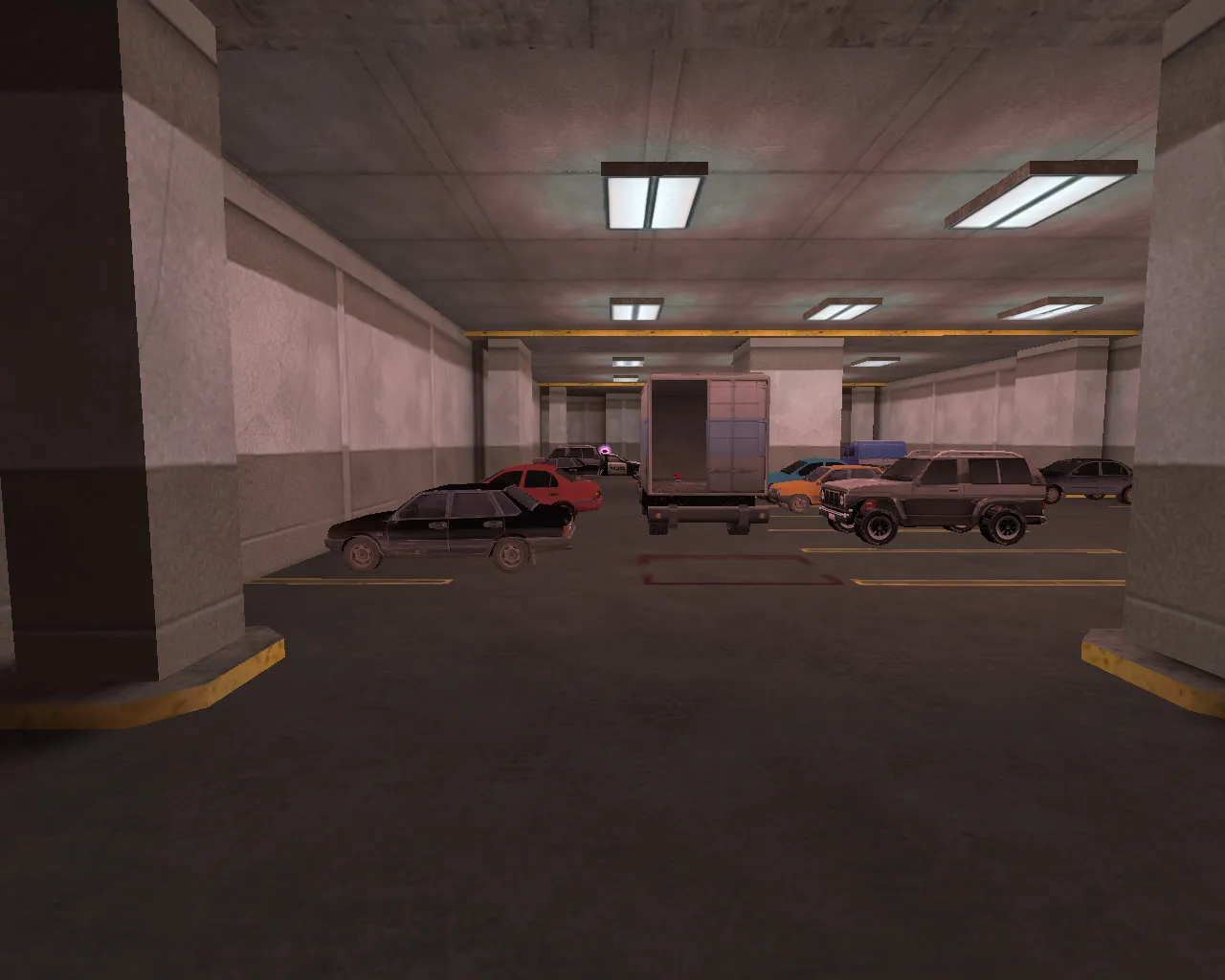 aim_cs_de_parking для CS 1.6: aim-карта для разогрева, точки, боты и оптимизация - скриншот 2