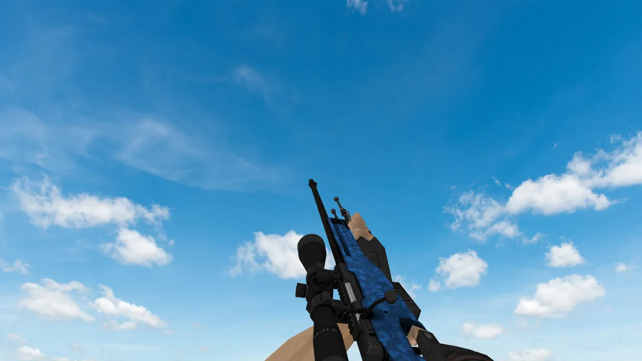 Модель AWP Cobalt Discruption для CS 1.6 — Уникальный скин - скриншот 2