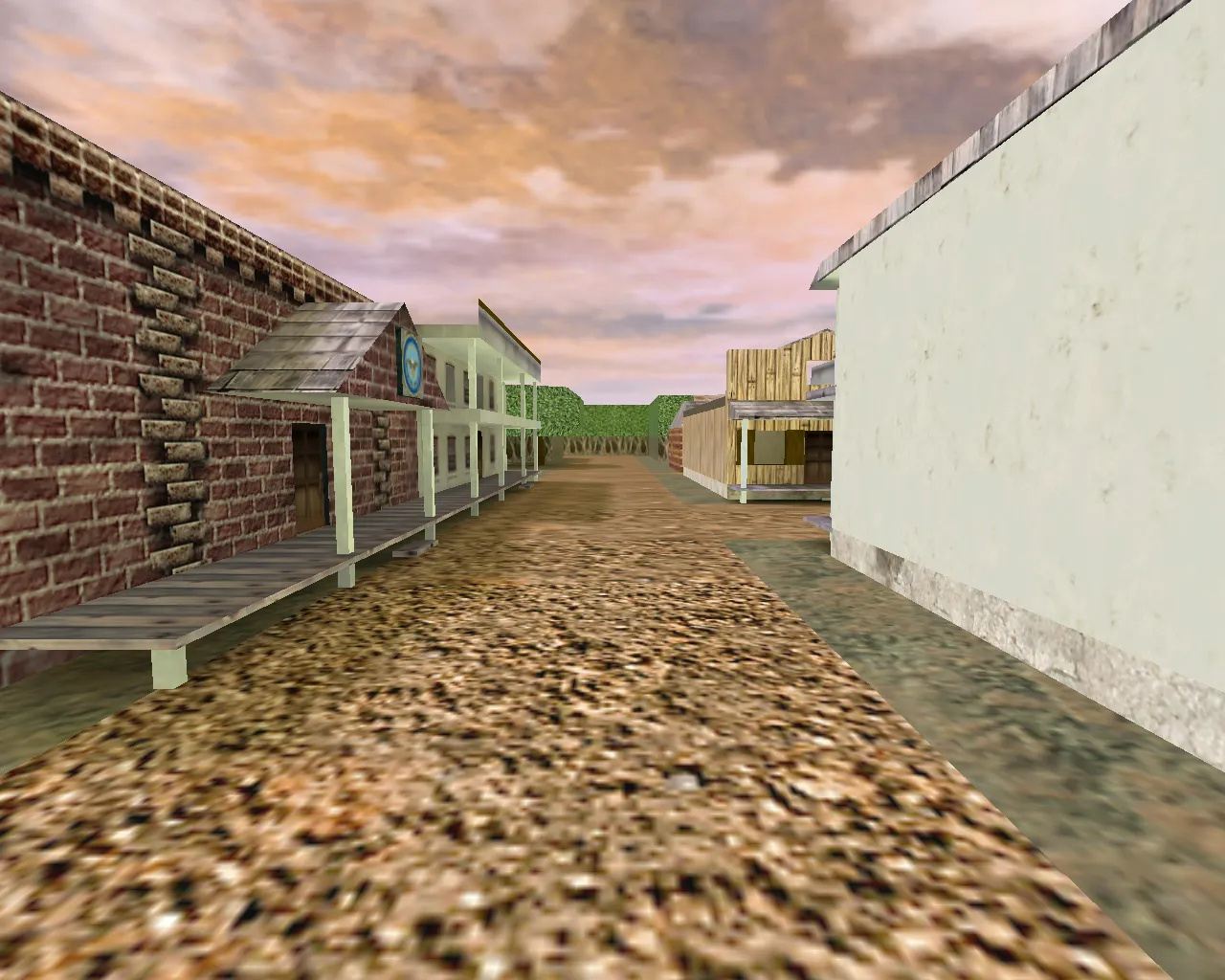 cs_wildwest — карта для CS 1.6: баланс сторон, точки под пушки, .nav для ботов - скриншот 1