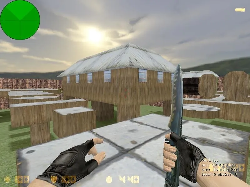 deathrun_friends для CS 1.6: карта deathrun, баланс сторон, точки, .nav и оптимизация - скриншот 1