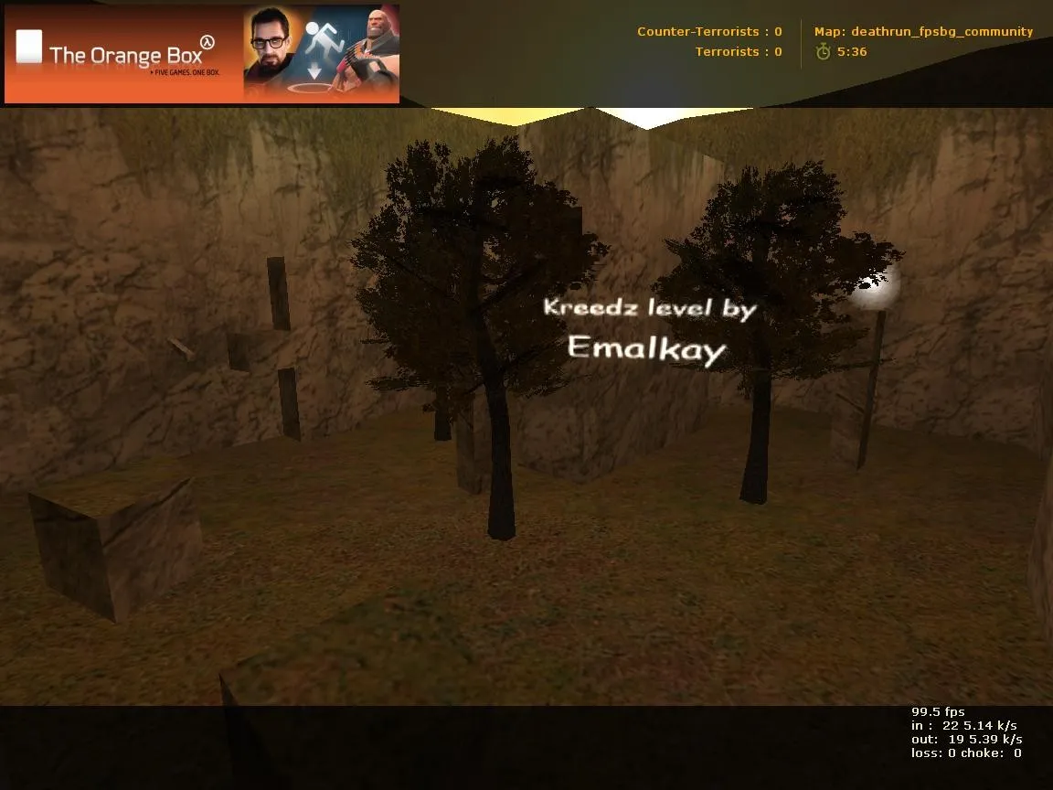 deathrun_fpsbg_community для CS 1.6: Deathrun карта, точки, боты .nav, оптимизация wpoly/epoly - скриншот 2