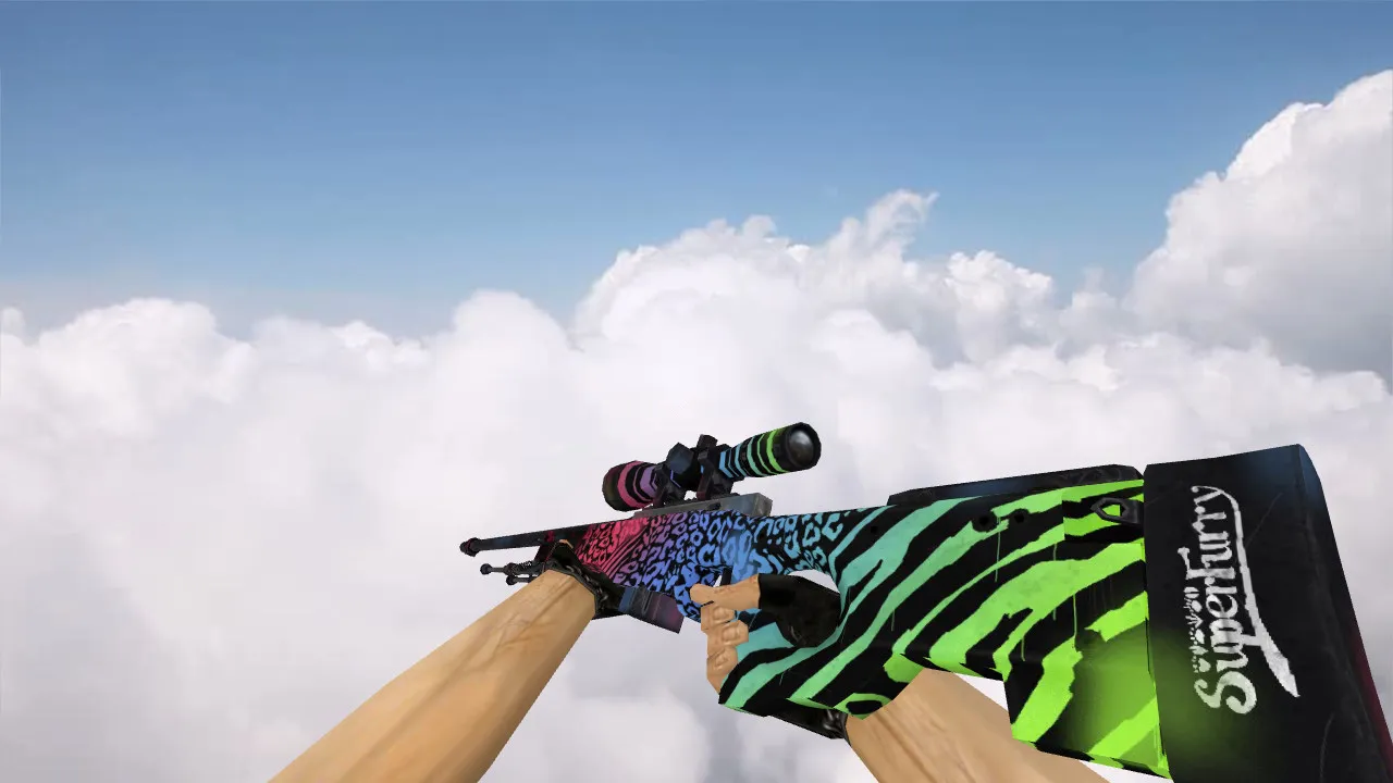 Модель «AWP Superfurry» для CS 1.6 - Качественные текстуры и анимация - скриншот 1