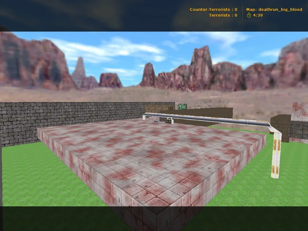deathrun_big_blood для CS 1.6: карта deathrun, точки, маршруты и настройка под стабильный FPS - скриншот 5