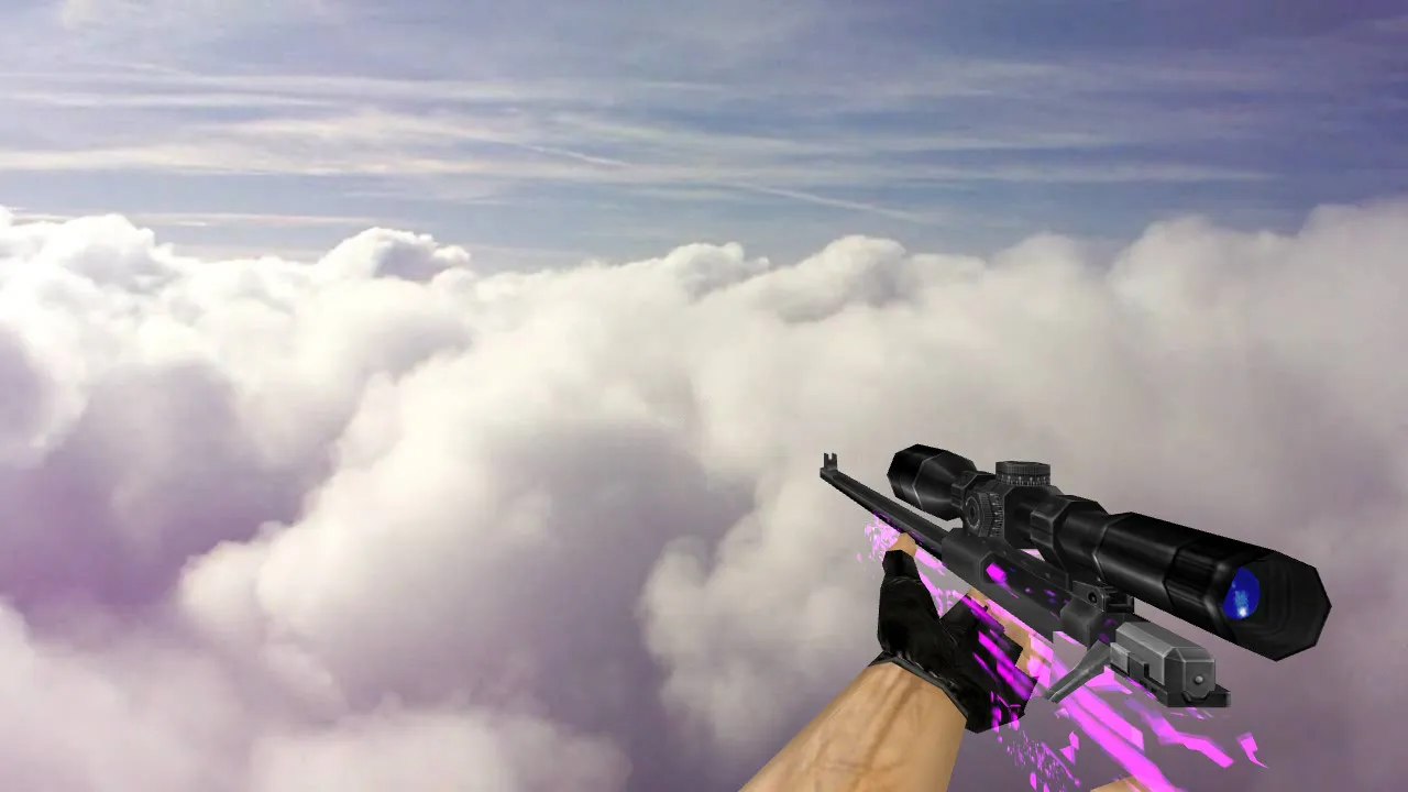 Модель «Default AWP Rave» для CS 1.6 - Качество и Точность - скриншот 1