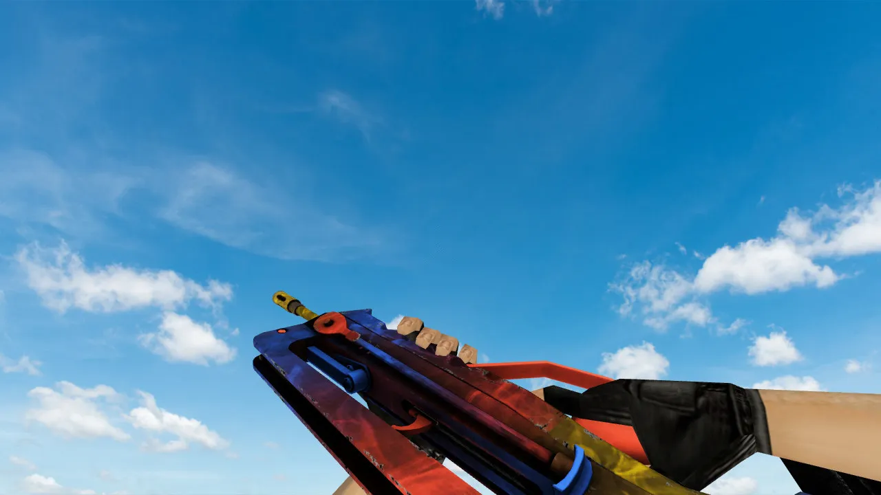 Модель Famas 'Мраморный градиент' для CS 1.6 - Качественные текстуры и анимация - скриншот 2