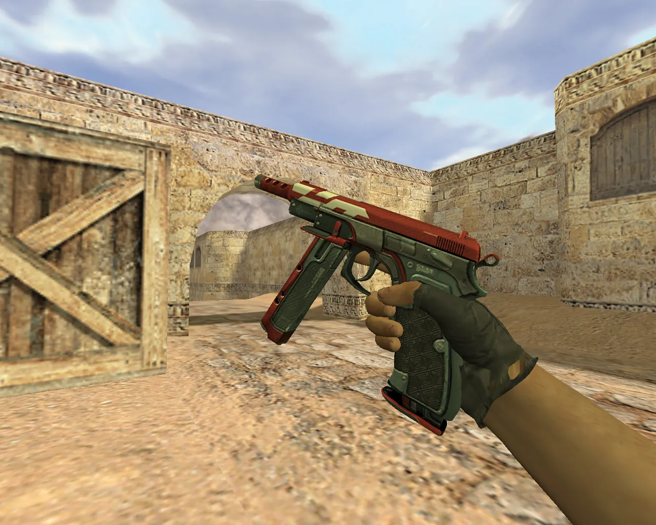 Модель CZ-75 Красный ястреб для CS 1.6 - Идеальный выбор для игроков — скриншот 1