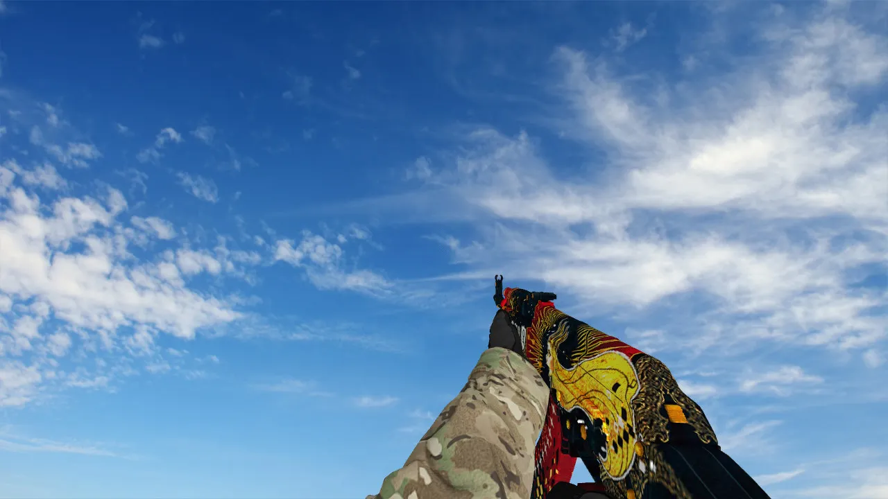 Specialist Gloves Crimson Kimono Pack для CS 1.6: v_, p_ и w_ модели, звуки, анимация осмотра - скриншот 1