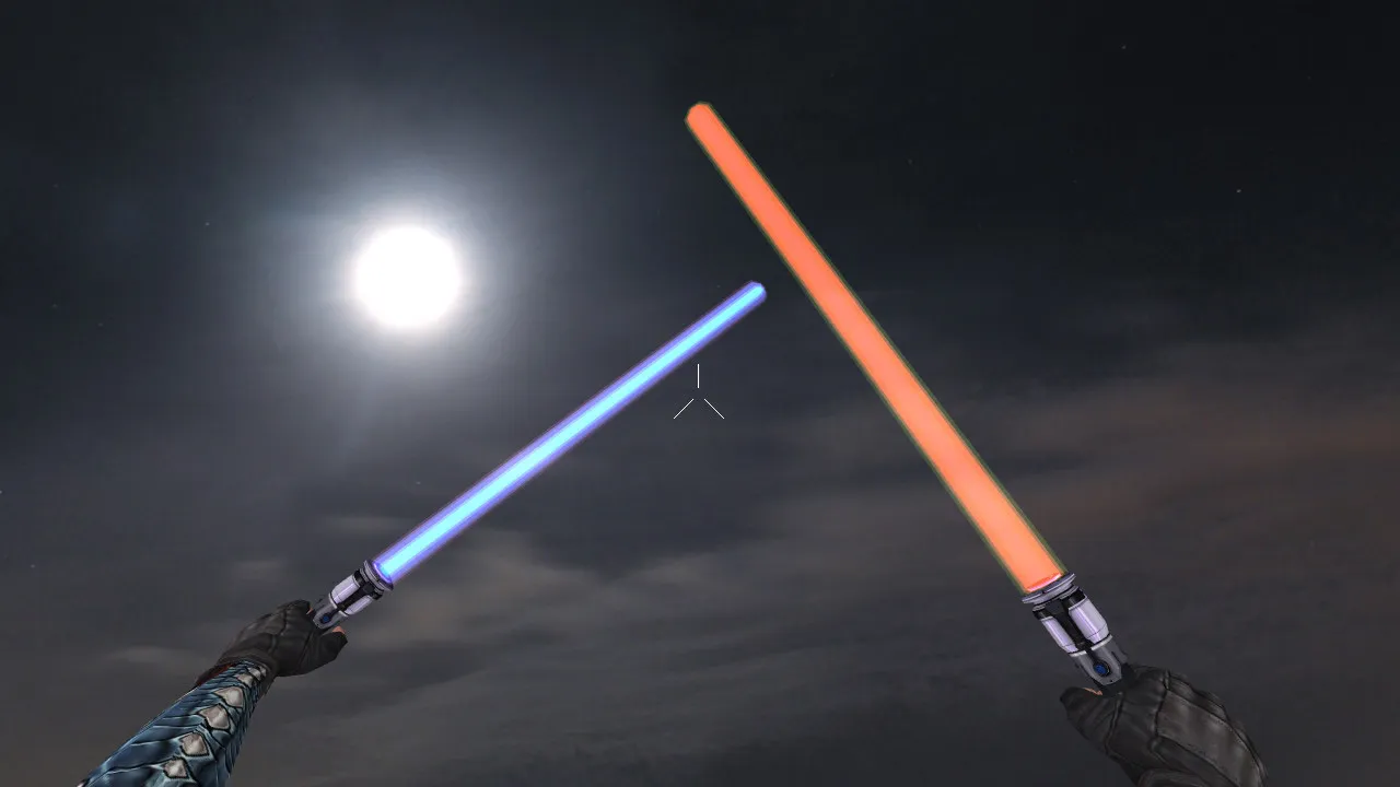 Нож Dual Lightsaber BO v_ для CS 1.6: осмотр, звуки, текстуры и точная геометрия - скриншот 1