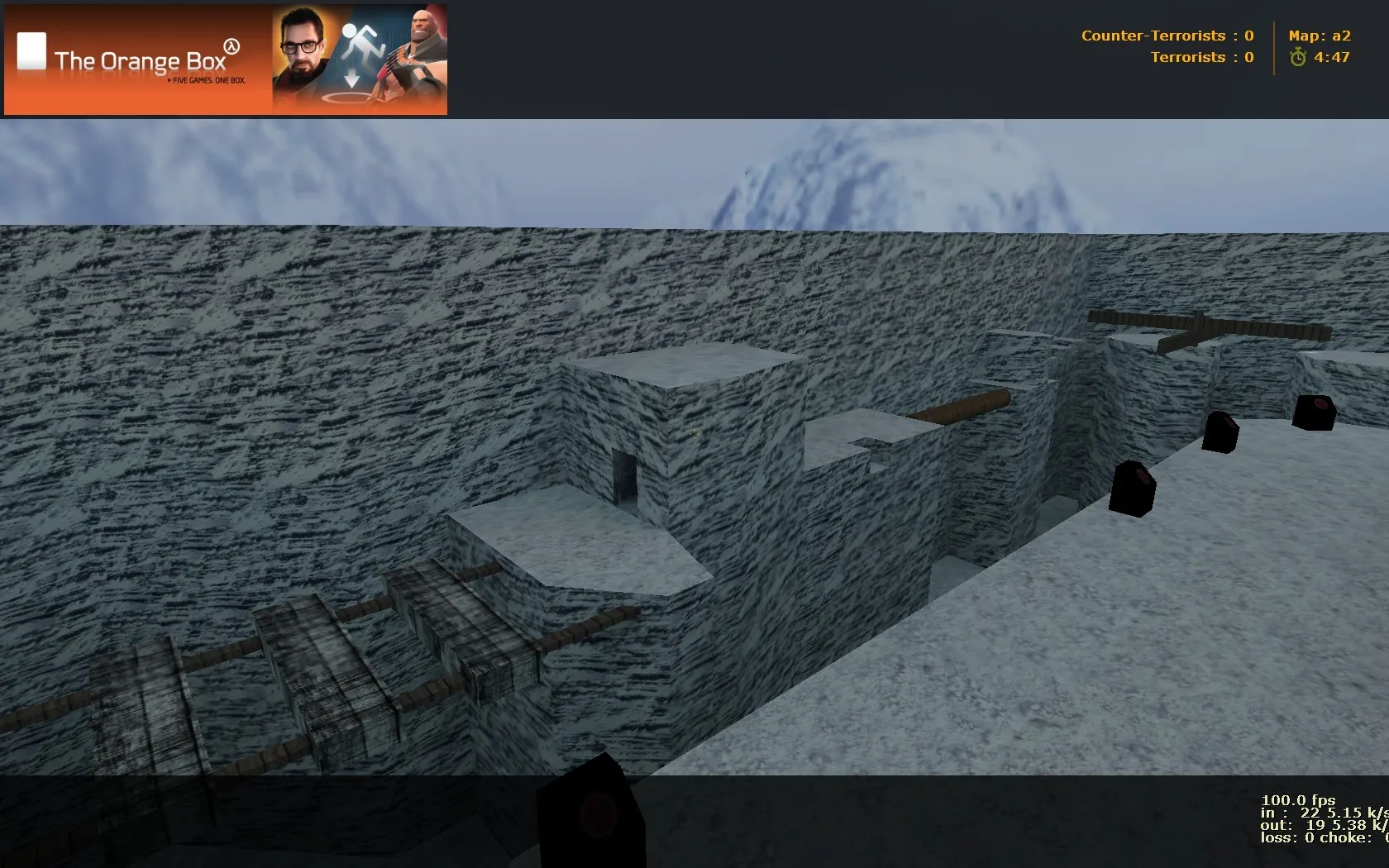 deathrun_adi_snowycliff для CS 1.6: тактика, точки, .nav и оптимизация карты под рейты 100k - скриншот 1