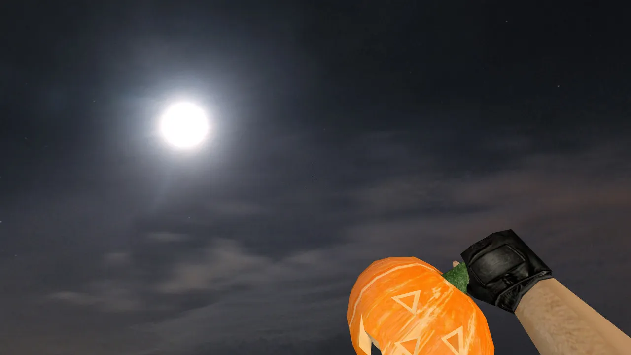 Модель гранаты «Grenade Pumpkin» v_ для CS 1.6: звуки, анимация осмотра и текстуры - скриншот 1