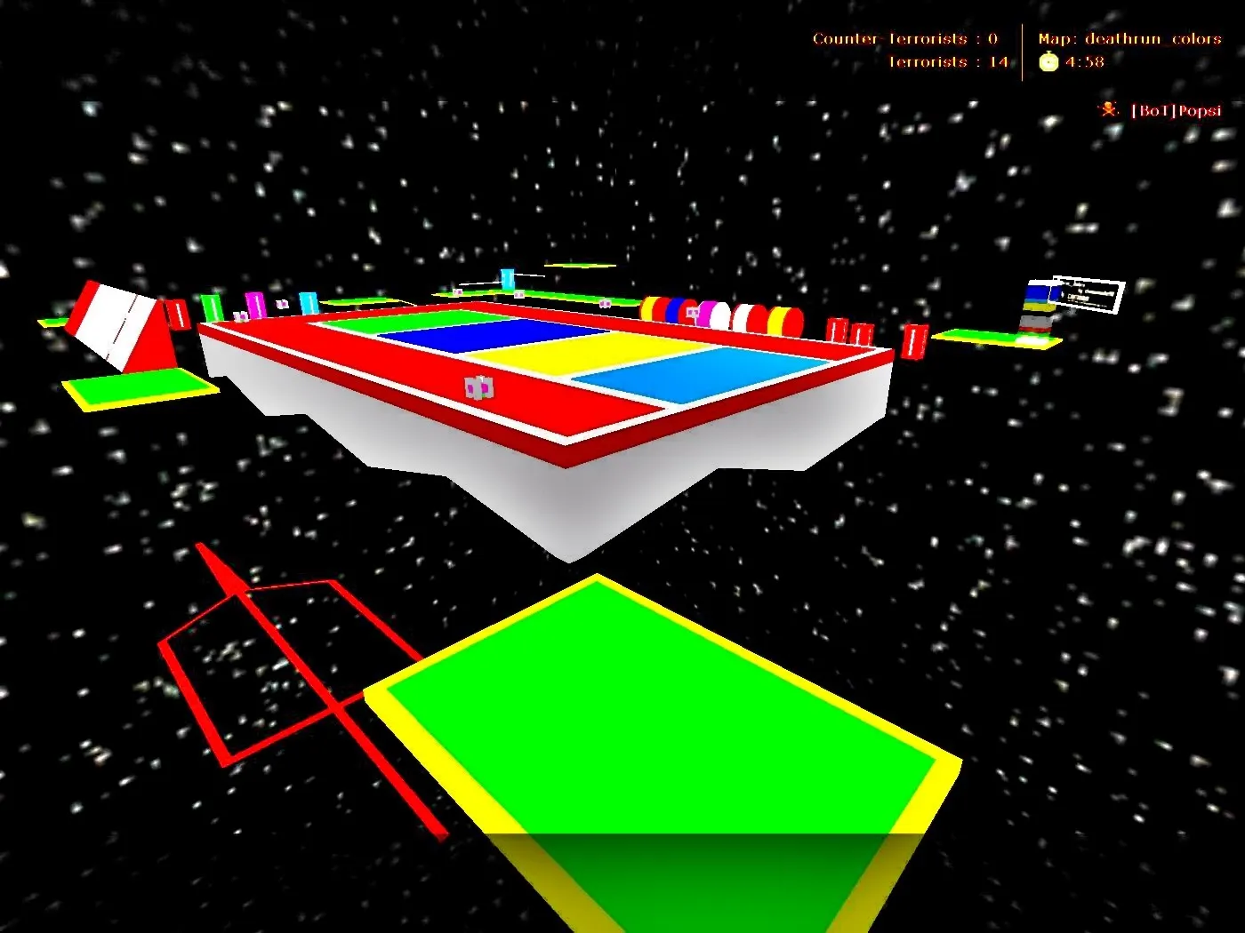 deathrun_colors для CS 1.6: карта Deathrun, точки, баланс, оптимизация wpoly/epoly и запуск без риска - скриншот 2