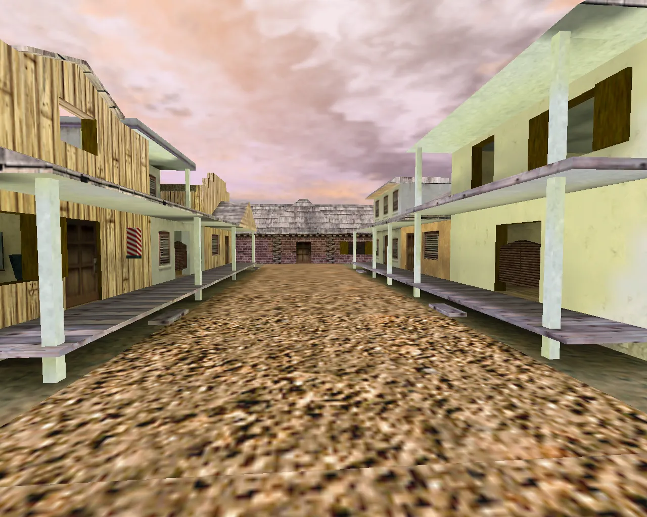 cs_wildwest — карта для CS 1.6: баланс сторон, точки под пушки, .nav для ботов - скриншот 2