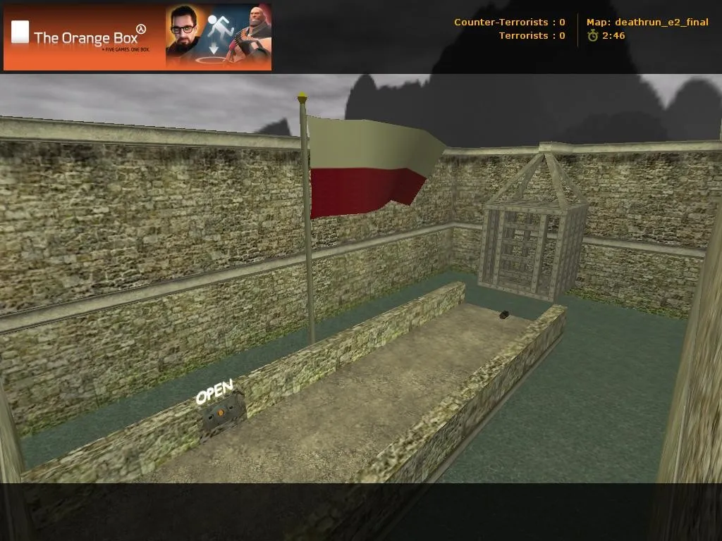 deathrun_e2_final для CS 1.6: тактика, точки, .nav для ботов и оптимизация карты - скриншот 3