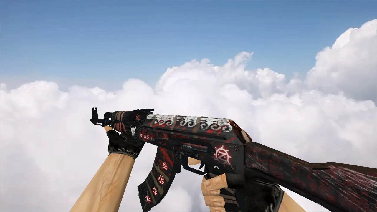 Модель AK-47 Demon Hunter для CS 1.6 – Окунитесь в сражение - скриншот 2