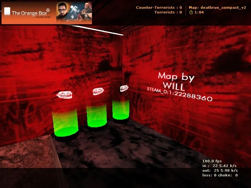 deathrun_compact_v2 для CS 1.6: тайминг ловушек, маршрут за CT/T и .nav для ботов - скриншот 4