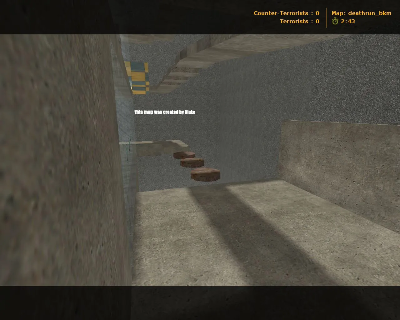 deathrun_bkm для CS 1.6 - тактика за спецов, точки, .nav и оптимизация карты - скриншот 1