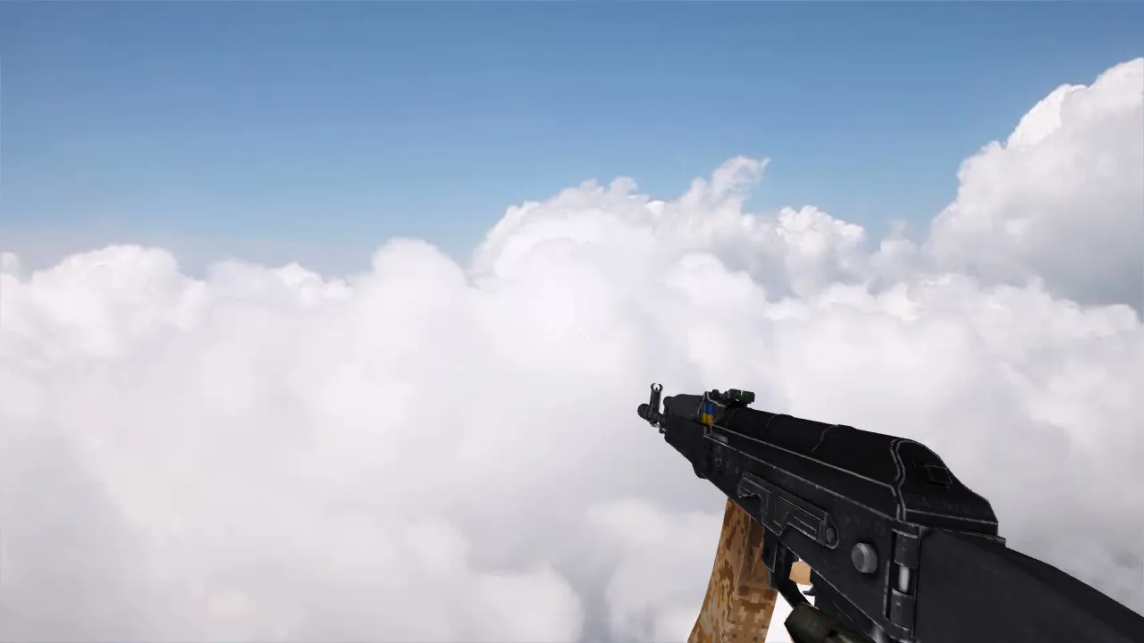 Модель «AK-47 Ukrainka» v_ и p_ для CS 1.6: звуки, анимация осмотра, текстуры, установка без вирусов - скриншот 2