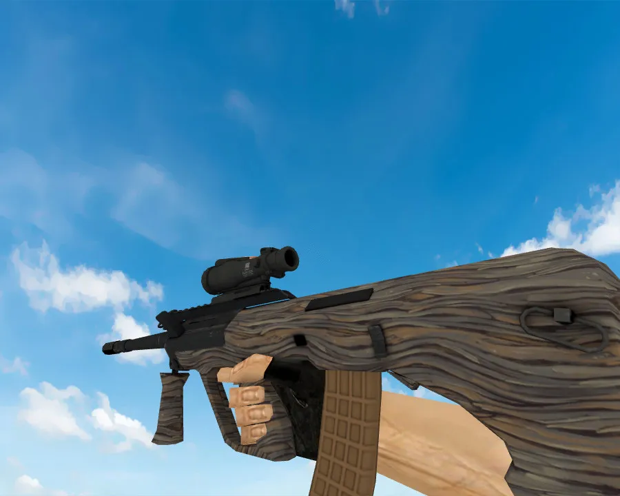 Модель AUG | Застарелое дерево (Spalted Wood) для CS 1.6 — скриншот 1