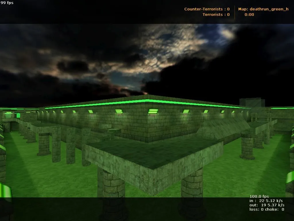 deathrun_green_h для CS 1.6: тактики, точки, .nav и оптимизация карты - скриншот 3