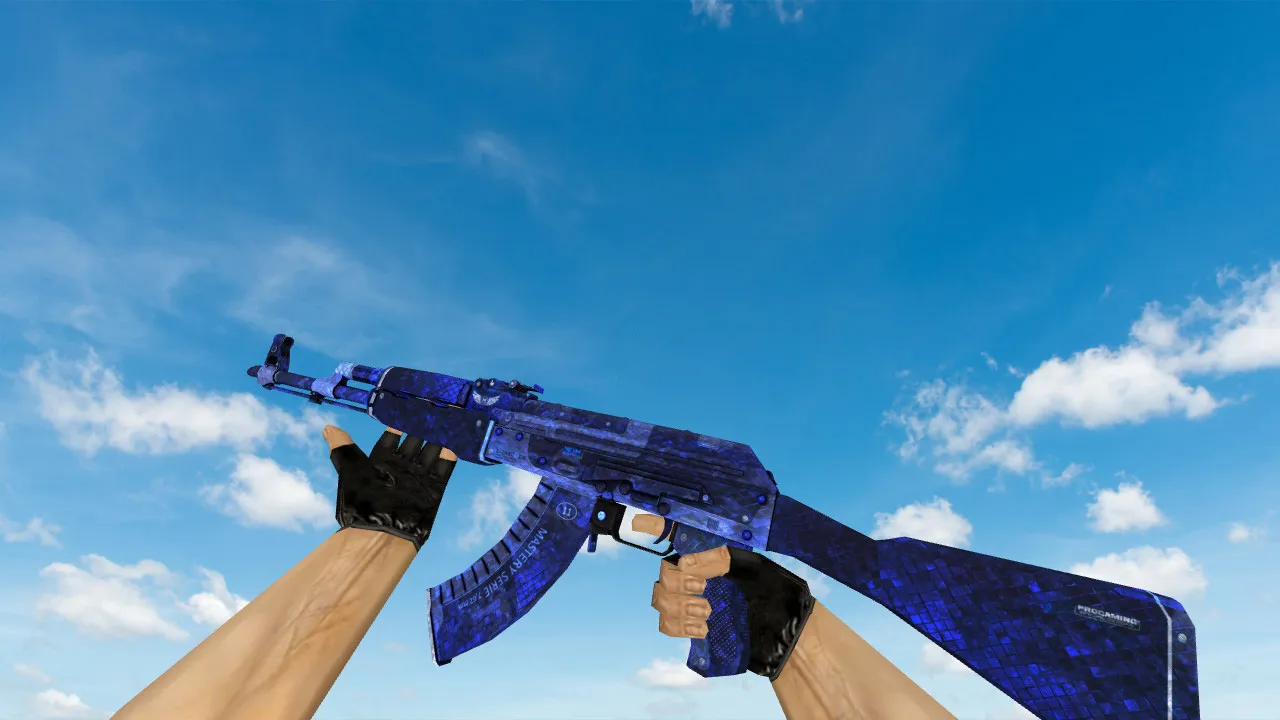 Blue The Prophet Pack: набор моделей оружия для CS 1.6 v_/p_/w_ с анимацией осмотра и звуками - скриншот 1