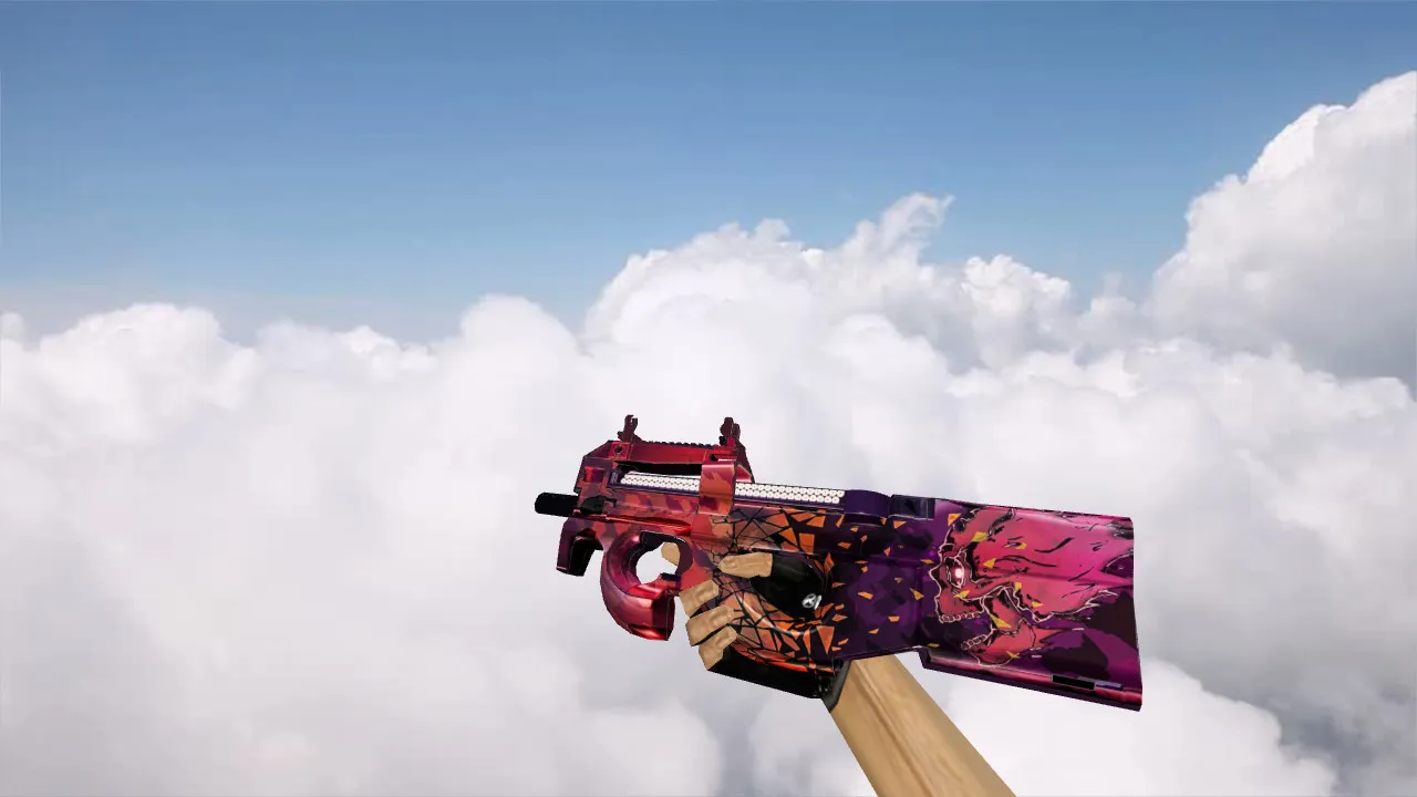 Модель P90 Eternal Rebirth Patina для CS 1.6 - скриншот 1