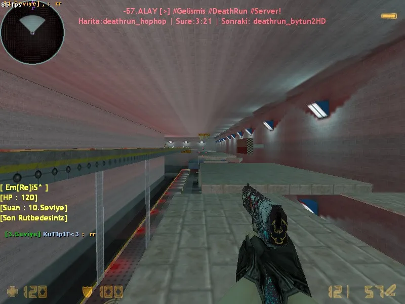 deathrun_hophop для CS 1.6: карта deathrun, точки, .nav для ботов и оптимизация под старые ПК - скриншот 8