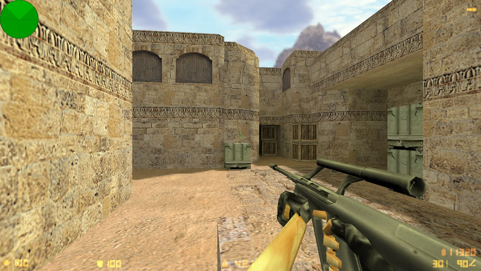 Сборка CS 1.0 для CS 1.6: 5 апдейтов, модели оружия v_/p_/w_, звуки, текстуры карт и фон меню - скриншот 8