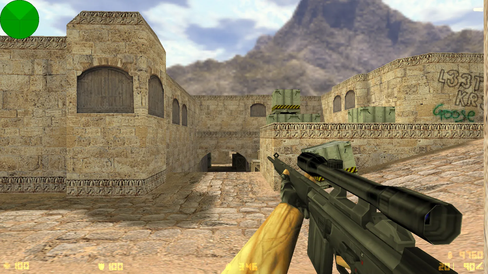 Сборка CS 1.0 для CS 1.6: 5 апдейтов, модели оружия v_/p_/w_, звуки, текстуры карт и фон меню - скриншот 12