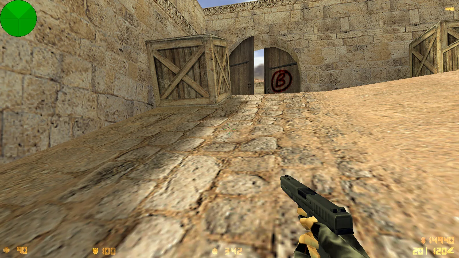 Сборка CS 1.0 для CS 1.6: 5 апдейтов, модели оружия v_/p_/w_, звуки, текстуры карт и фон меню - скриншот 13