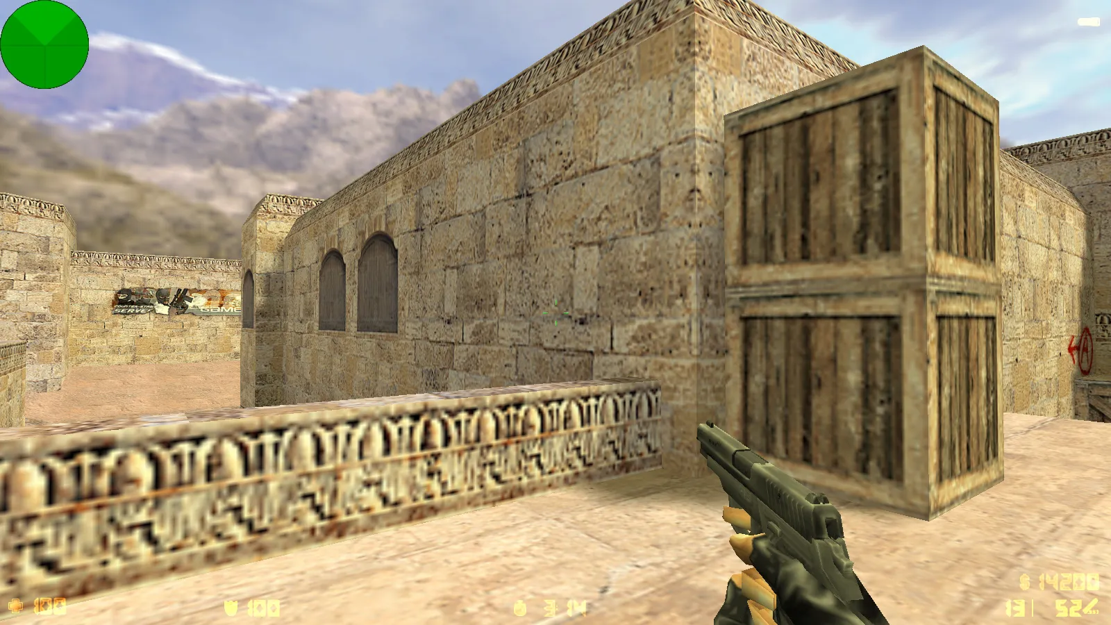 Сборка CS 1.0 для CS 1.6: 5 апдейтов, модели оружия v_/p_/w_, звуки, текстуры карт и фон меню - скриншот 22