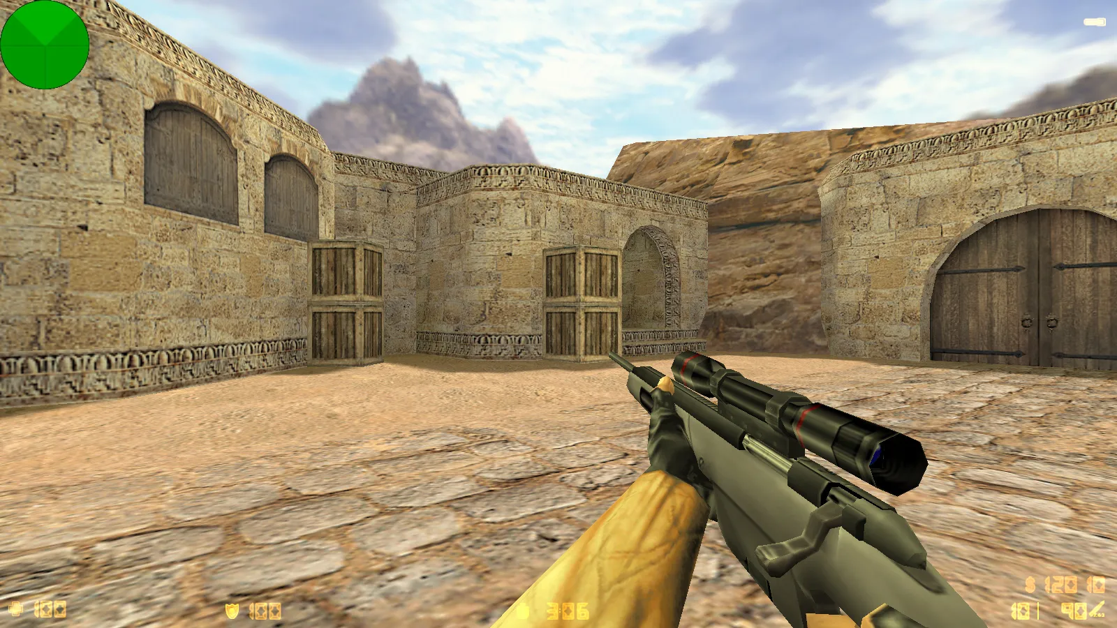 Сборка CS 1.0 для CS 1.6: 5 апдейтов, модели оружия v_/p_/w_, звуки, текстуры карт и фон меню - скриншот 23