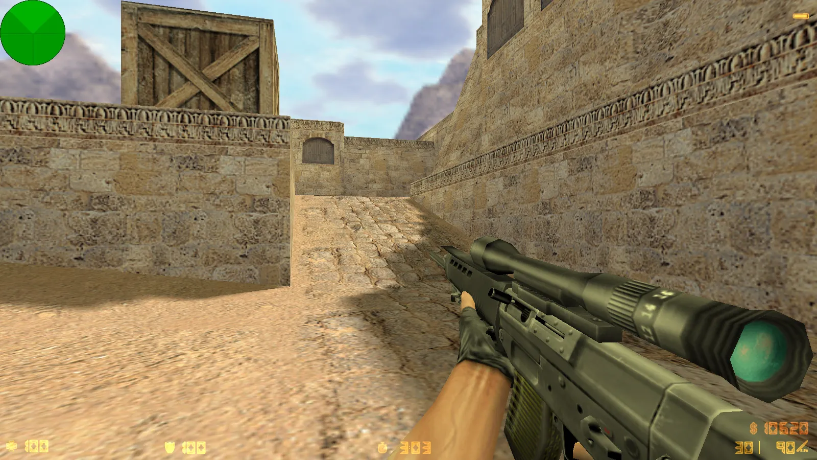 Сборка CS 1.0 для CS 1.6: 5 апдейтов, модели оружия v_/p_/w_, звуки, текстуры карт и фон меню - скриншот 24