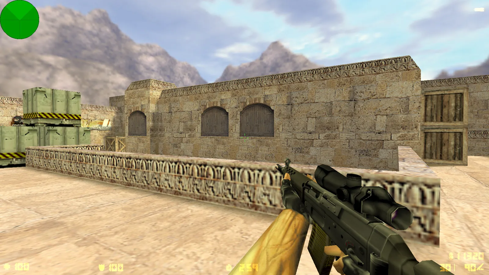 Сборка CS 1.0 для CS 1.6: 5 апдейтов, модели оружия v_/p_/w_, звуки, текстуры карт и фон меню - скриншот 25