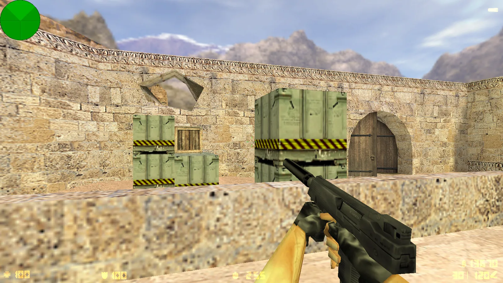 Сборка CS 1.0 для CS 1.6: 5 апдейтов, модели оружия v_/p_/w_, звуки, текстуры карт и фон меню - скриншот 26