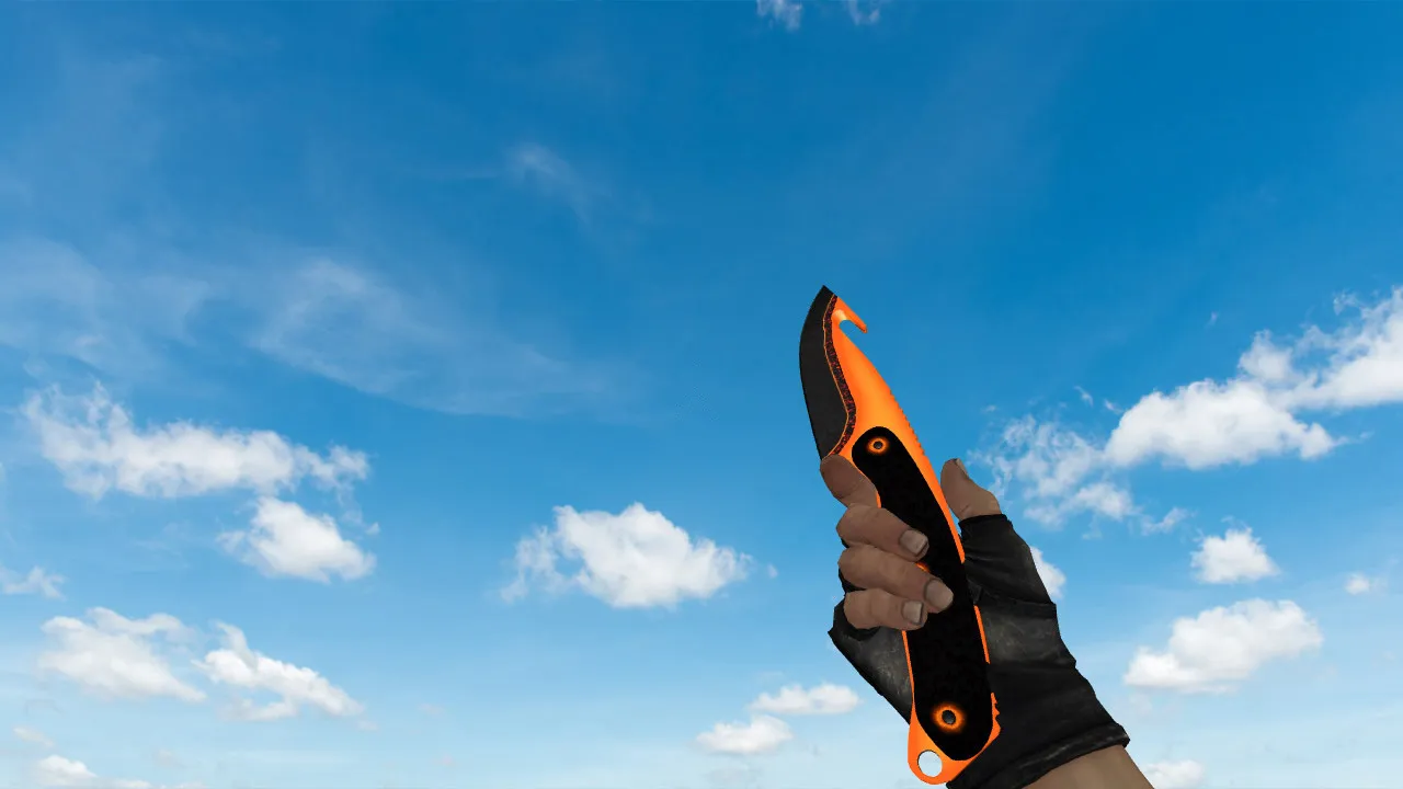 Модель «Gut Knife Lavatron» для CS 1.6: v_, p_, w_ нож, анимация осмотра, звуки, текстуры - скриншот 1