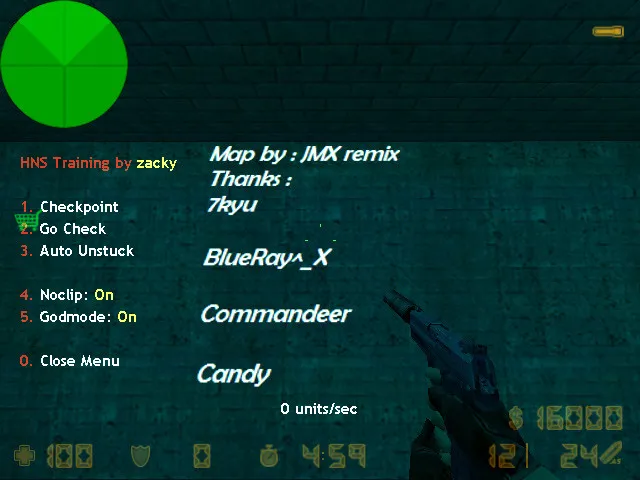 deathrun_blue_x - карта deathrun для CS 1.6: точки, раунды, .nav и оптимизация - скриншот 10
