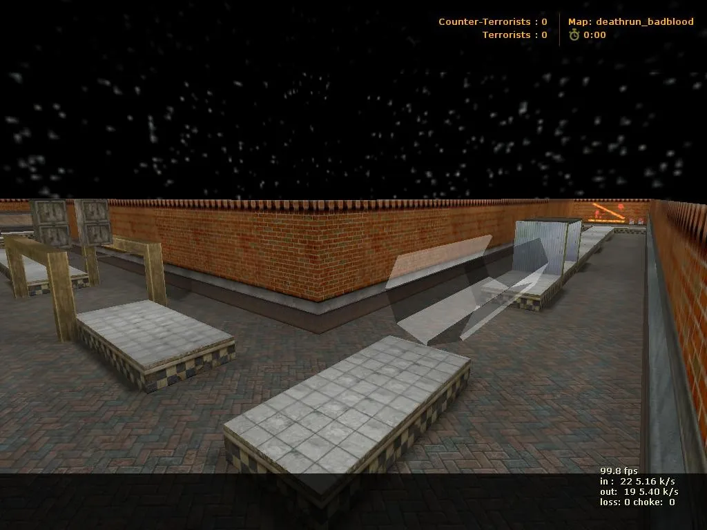 deathrun_badblood для CS 1.6: тактика за Т и КТ, точки, .nav и оптимизация карты - скриншот 2