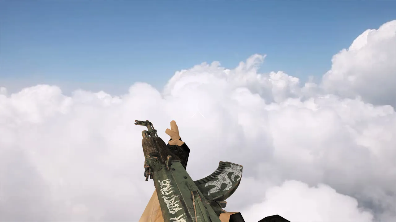 Модель «AK-47 Fallen Warrior» для CS 1.6: Погрузитесь в мир - скриншот 3