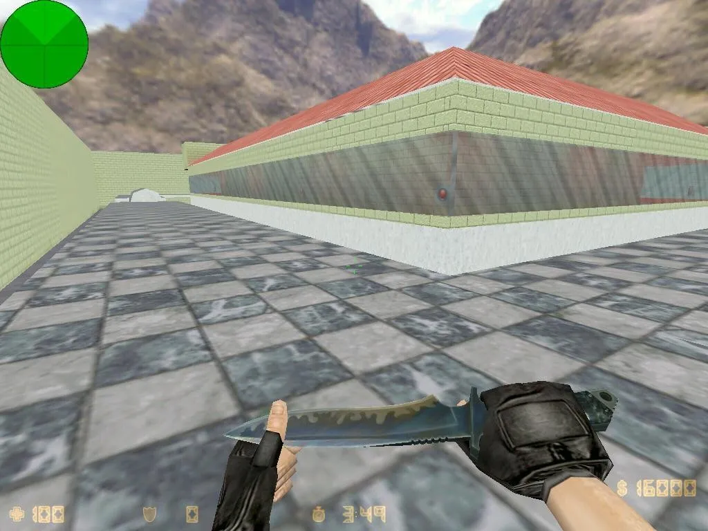 deathrun_easy_v2 для CS 1.6: тренировочная карта с таймингами, точками и ботами, стабильная сборка - скриншот 3