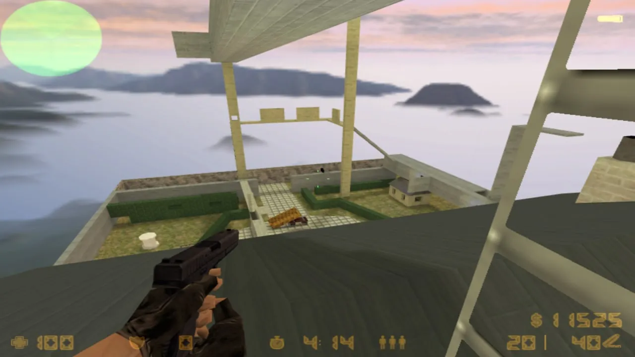 Карта cs_mansion_hightower для CS 1.6: тоннели, вышка под AWP, ходы и баланс сторон - скриншот 6