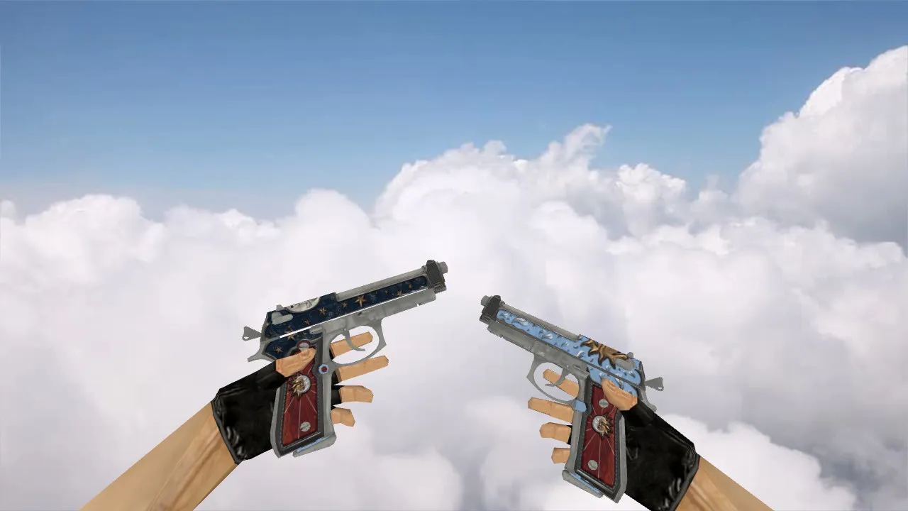 Модель «Dual Berettas Luna y Sol» для CS 1.6 - Подробный обзор - скриншот 1