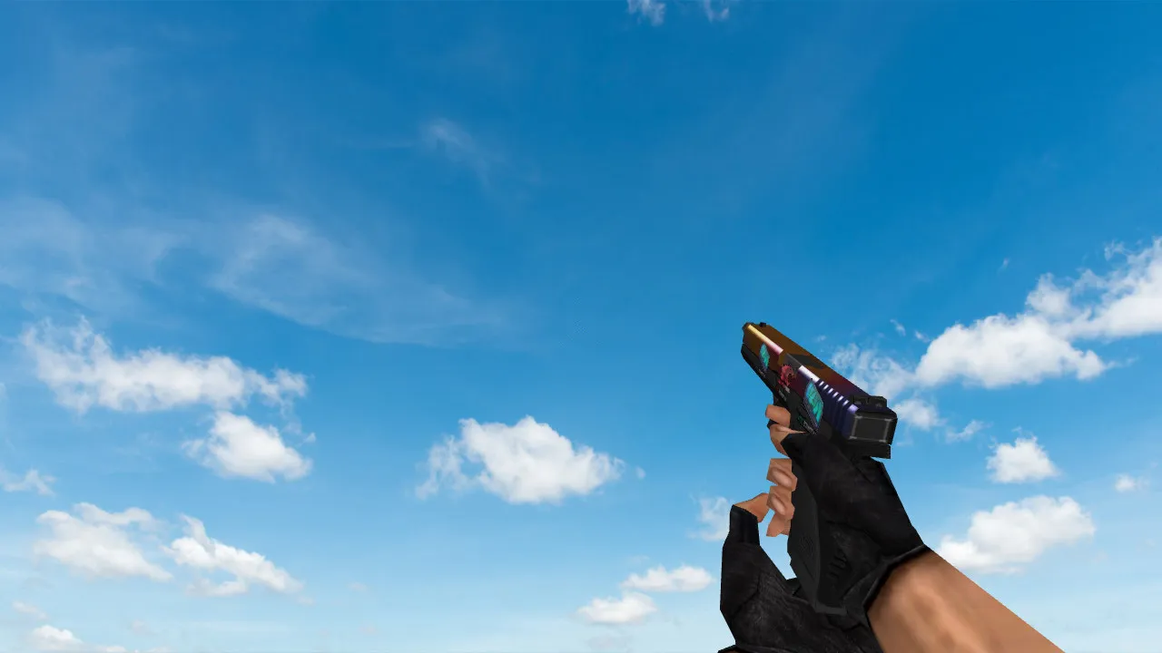 Модель «Glock Fade Navi Stickers» для CS 1.6: Улучшите игру - скриншот 2