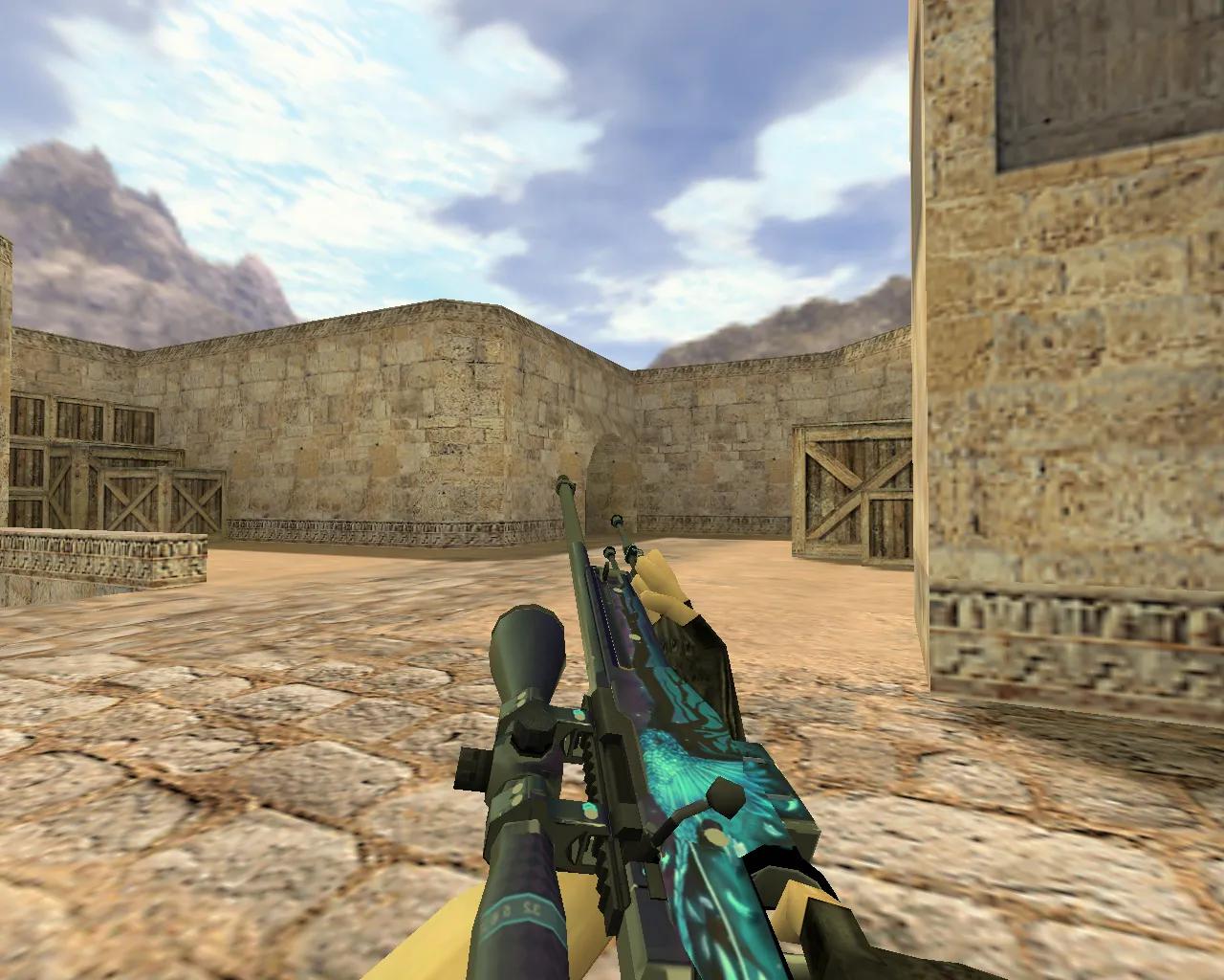 Модель AWP Смертоносные птицы для CS 1.6 - Уникальный скин — скриншот 2