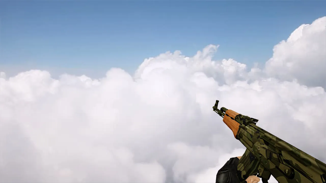 Модель АК-47 Camouflage для CS 1.6 - Качество и Дизайн - скриншот 2