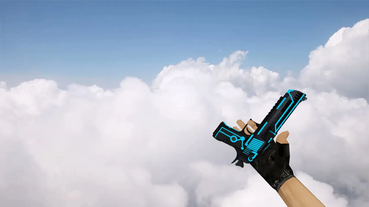 Модель «Deagle Plasmax» для CS 1.6 - оружие с оригинальным оформлением - скриншот 1