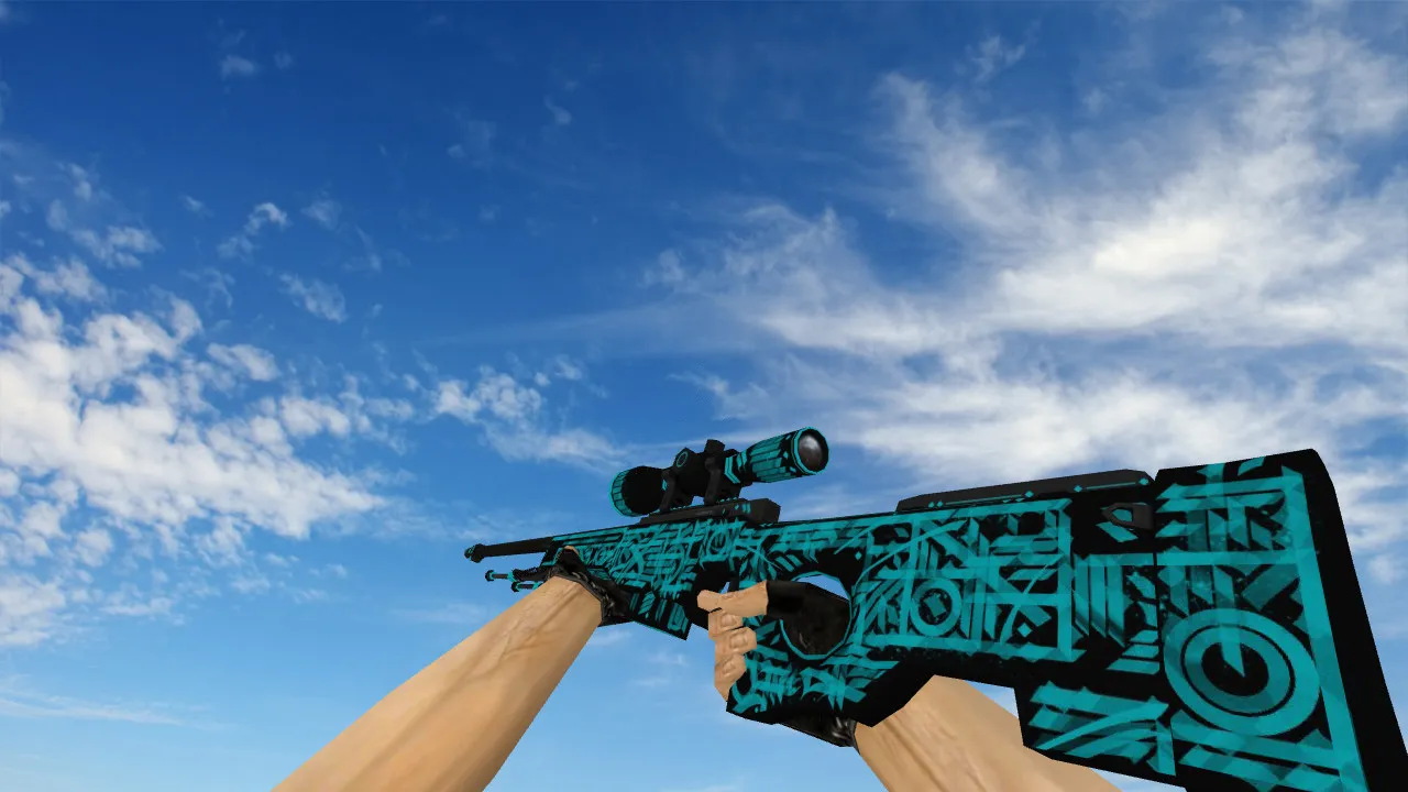 Модель AWP Handwritten для CS 1.6 - Качественные текстуры и анимации - скриншот 1