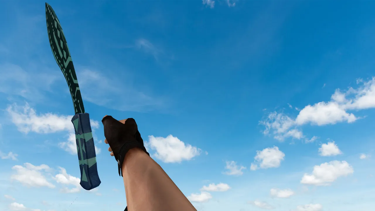 Нож «Blade LetriX» для CS 1.6: v_ и p_ модели, звук, анимация осмотра и качество текстур - скриншот 2